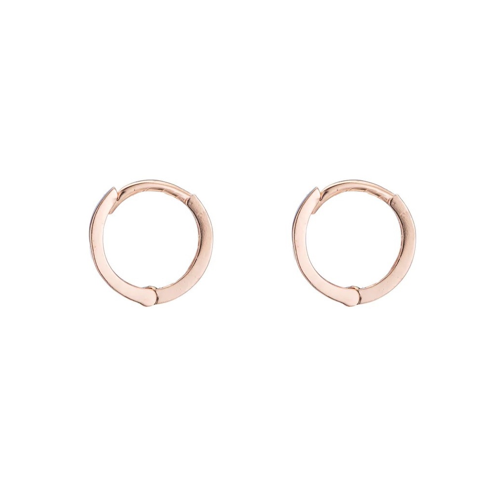 Ariel Gordon 14k Rose Gold Petite Hoops (pair)